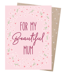 Earth Greetings Mother's Day Card - Beautiful Mum