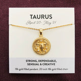 Bec Platt Designs - Taurus Zodiac Necklace from Have You Met Charlie? a gift shop with unique Australian handmade gifts in Adelaide, South Australia
