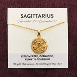 Bec Platt Designs - Sagittarius Zodiac Necklace from Have You Met Charlie? a gift shop with unique Australian handmade gifts in Adelaide, South Australia