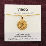 Bec Platt Designs - Virgo Zodiac Necklace from Have You Met Charlie? a gift shop with unique Australian handmade gifts in Adelaide, South Australia