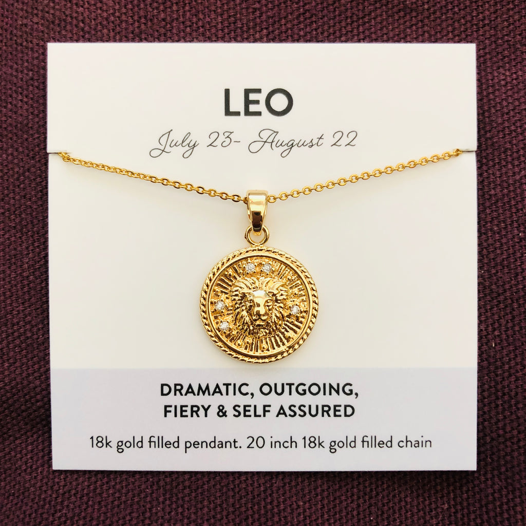 Bec Platt Designs - Leo Zodiac Necklace from Have You Met Charlie? a gift shop with unique Australian handmade gifts in Adelaide, South Australia