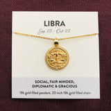 Bec Platt Designs - Libra Zodiac Necklace from Have You Met Charlie? a gift shop with unique Australian handmade gifts in Adelaide, South Australia