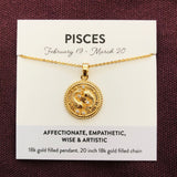 Bec Platt Designs - Pisces Zodiac Necklace from Have You Met Charlie? a gift shop with unique Australian handmade gifts in Adelaide, South Australia