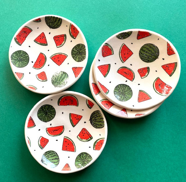 RJ Crosses Coin Dish - Watermelon from have you met charlie a gift shop with Australian unique handmade gifts in Adelaide South Australia