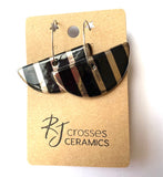 RJ Crosses Earrings - Metallic Dangles, sold at Have You Met Charlie?, a unique gift store in Adelaide, South Australia.