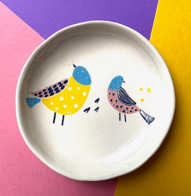 RJ Crosses Pastel Bird Dishes - Various, sold at Have You Met Charlie?, a unique gift store in Adelaide, South Australia.