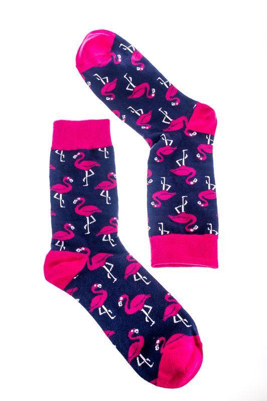 navy and pink flamingo animal my 2 socks from have you met charlie a gift shop with Australian unique handmade gifts in Adelaide South Australia