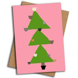 Nicola Rowlands Card - Kitty Tree