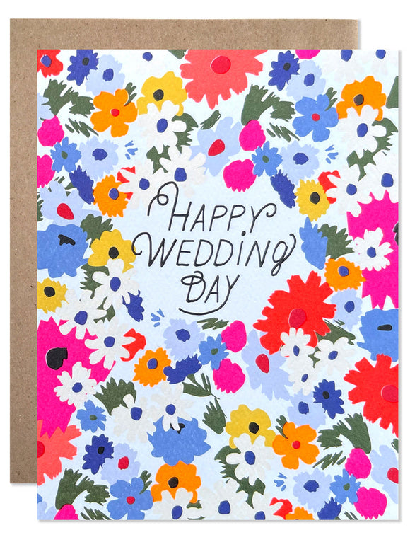 Hartland Brooklyn Card - Happy Wedding Day Martha's Garden