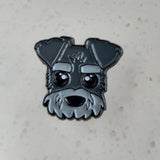 Patch Press Pins - Mini Schanuzer / Black Metal, sold at Have You Met Charlie?, a unique gift store in Adelaide, South Australia.