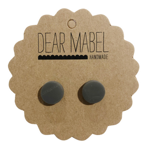 various coloured stud earrings by dear mabel handmade from have you met charlie a gift shop with Australian unique handmade gifts in Adelaide South Australia