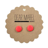 Dear Mabel Handmade - Single Colour Studs