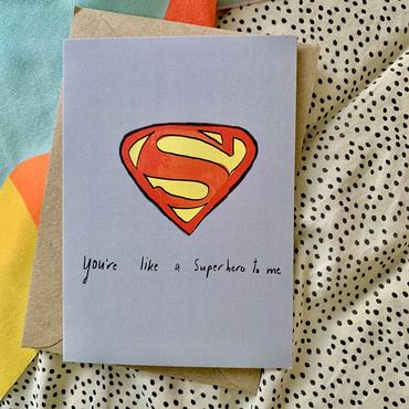 Nicola Rowlands Card - Superhero