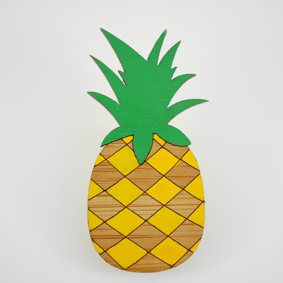 Spikey Pineapple - Painted Green and Yellow
