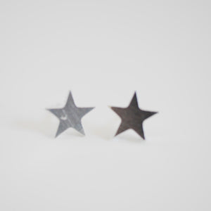 simple stainless steel star earrings from have you met charlie a unique gift shop in adelaide south australia