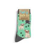 Funky Sock Co Bamboo Socks - Mischievous Pugs