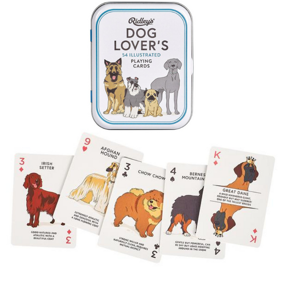 Ridley's Playing Cards - Dog Lover's from have you met charlie a gift shop with Australian unique handmade gifts in Adelaide South Australia