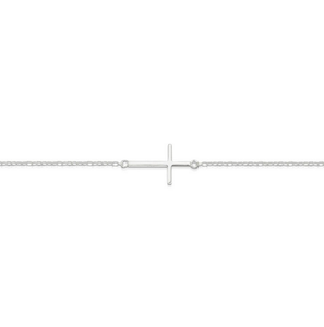 Sterling silver bracelet - fine cross, sold at Have You Met Charlie?, a unique gift store in Adelaide, South Australia.