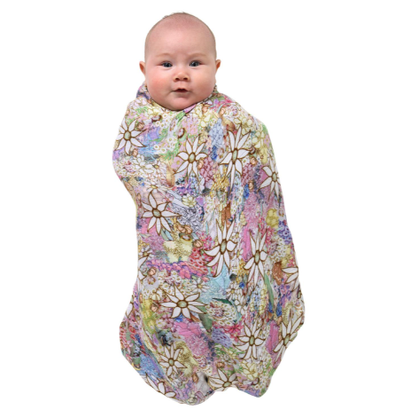 kip and co may gibbs baby swaddle in flora and fauna at have you met charlie a gift shop in adelaide south australia