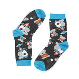 Funky Sock Co Bamboo Socks - Koalas In Space from Have You Met Charlie? a gift shop in Adelaide South Australia