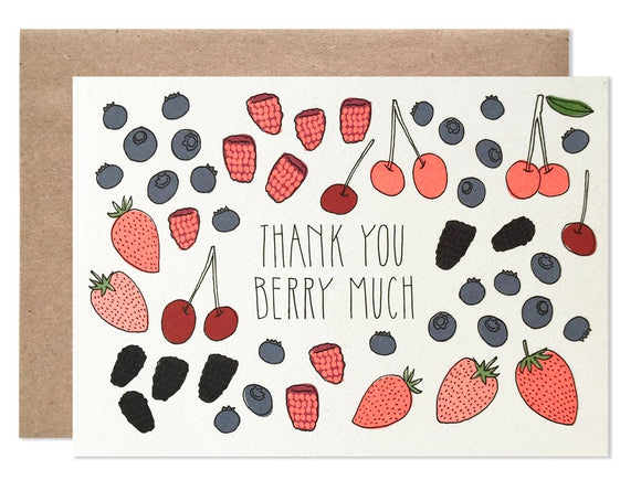 Hartland Brooklyn Card - Thank You Berry Much