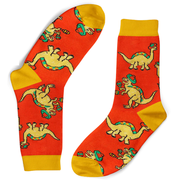 Funky Sock Co Bamboo Socks - Jurassic Tacosaurus