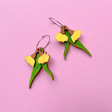 DONE by Matea -Bamboo Eucalyptus Earrings from have you met charlie a gift shop in Adelaide south Australian with unique handmade gifts