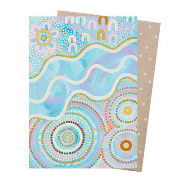Earth Greetings Card - Ocean
