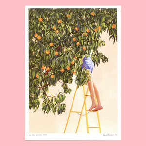 Lauren Kathleen Art Print - In the Peach Tree - Various Sizes