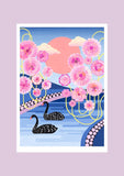 Claire Ishino A4 print - we met in spring, sold at have you met charlie? a unique gift shop in Adelaide, South Australia