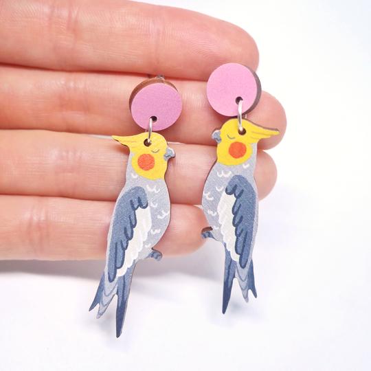 Pixie Nut & Co Dangle - Cockatiel sold at Have You Met Charlie, a unique gift store in Adelaide, South Australia.