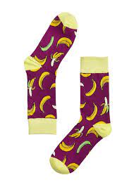 My2Socks Socks - Banana Purple