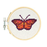 Kikkerland mini cross stitch embroidery kit, sold at Have You Met Charlie?, a unique gift store in Adelaide, South Australia.
