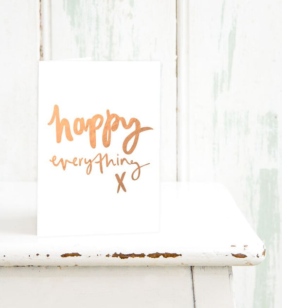 happy everything card by Emma Kate Co at Have You Met Charlie a gift shop in Adelaide, South Australia