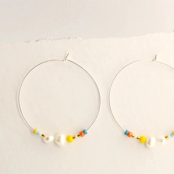 Linda Marek Designs - Carnival Hoops sold at Have You Met CHarlie? a unique gift shop in Adleiade South Australia