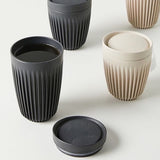 huskee reusable coffee cup in black or natural in 3 sizes from have you met charlie a unique gift shop in adelaide south australia