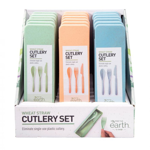 For The Earth - Wheat Straw Cutlery Sets