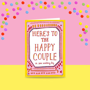 Able and Game - Happy Couple Wedding Card. Sold at Have You Met Charlie?, a unique gift shop located in Adelaide/Brighton, South Australia.