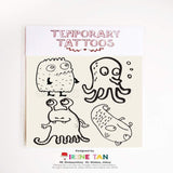 temporary tattoos kids cute monster sticker miss minzy from have you met charlie a gift shop with australian unique hand made gifts in adelaide australia
