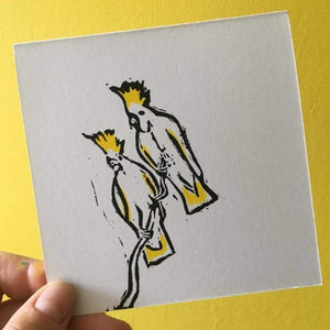 Value Laboratory Greeting Card - Cockatoos