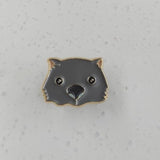Wombat (gold metal) Patch Press Pin sold at Have You Met Charlie? in Adelaide, SA