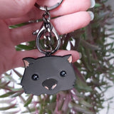 Patch Press wombat keychain from Have You Met Charlie? a gift shop with unique Australian handmade gifts in Adelaide, South Australia.