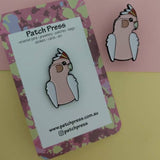 Patch Press enamel pin - major mitchell. Sold at Have You Met Charlie?, a unique handmade gift shop in Adelaide, South Australia.