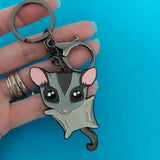 Patch Press sugar glider keychains from Have You Met Charlie? a gift shop with unique Australian handmade gifts in Adelaide, South Australia.