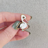 Patch Press enamel pin - pelican. Sold at Have You Met Charlie?, a unique handmade gift shop in Adelaide, South Australia.