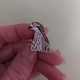 Curlew Bird Patch Press pin at Have You Met Charlie? a unique gift store in Adelaide, SA