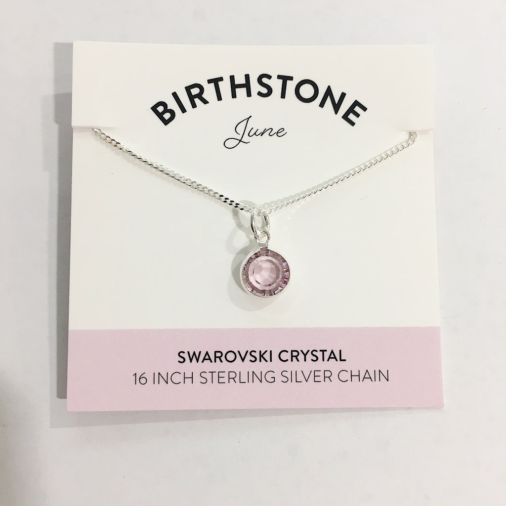 Bec Platt Designs - June Birth Stone Necklace from Have You Met Charlie? a gift shop with unique Australian handmade gifts in Adelaide, South Australia