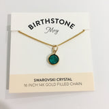 Bec Platt Designs - May Birth Stone Necklace from Have You Met Charlie? a gift shop with unique Australian handmade gifts in Adelaide, South Australia