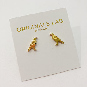 Originals Lab Earrings  Silver Magpie stud from have you met charlie a gift shop with Australian unique handmade gifts in Adelaide South Australia