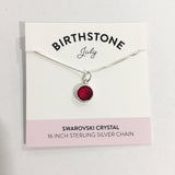 Bec Platt Designs - July Birth Stone Necklace from Have You Met Charlie? a gift shop with unique Australian handmade gifts in Adelaide, South Australia